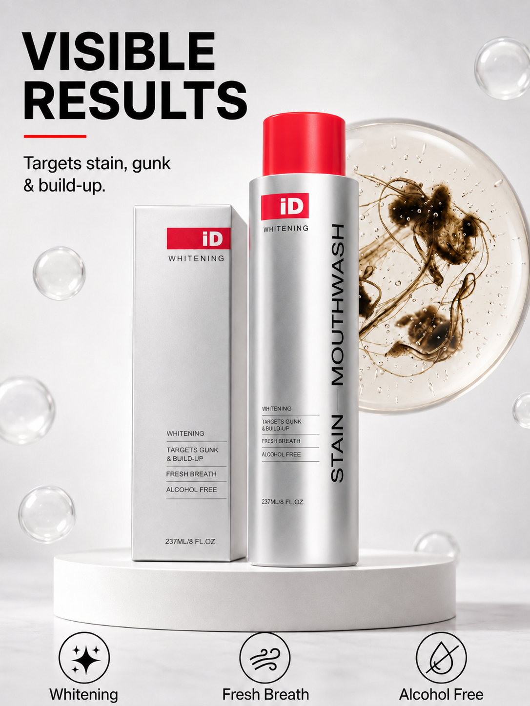 iD Stain Whitening Mouthwash