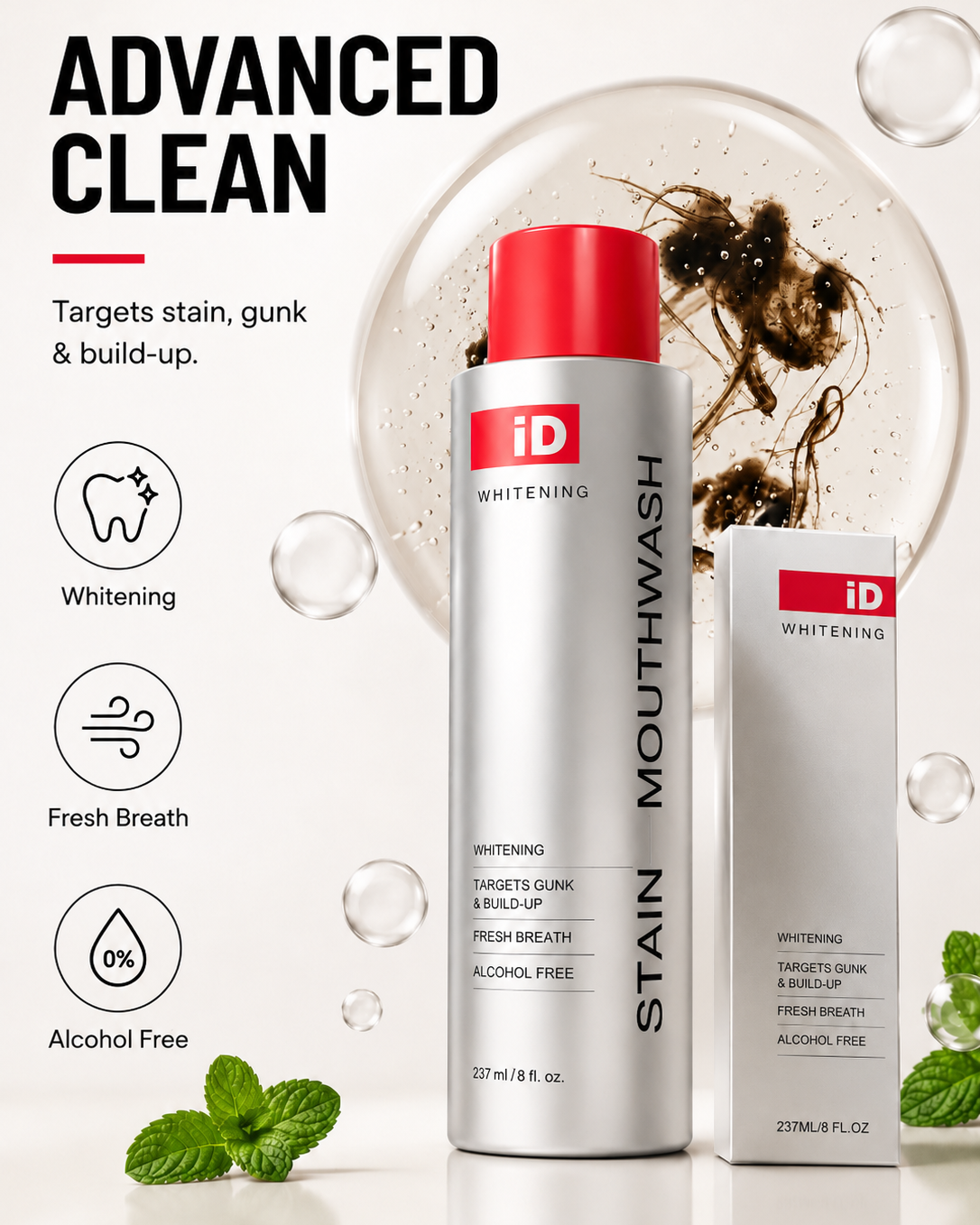 iD Stain Whitening Mouthwash